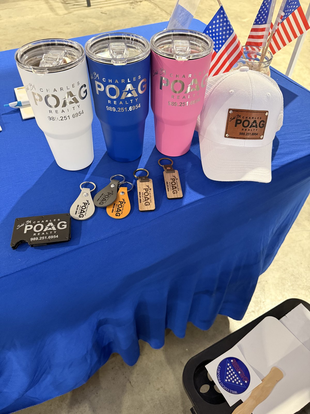 Charles Poag at a local community event