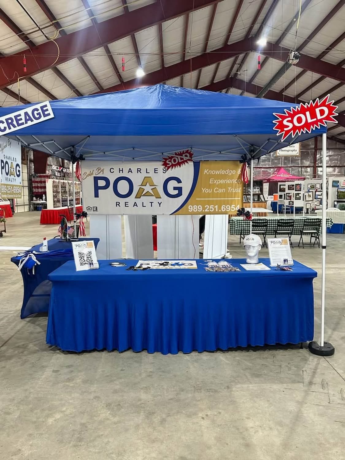 Charles Poag at a local community event
