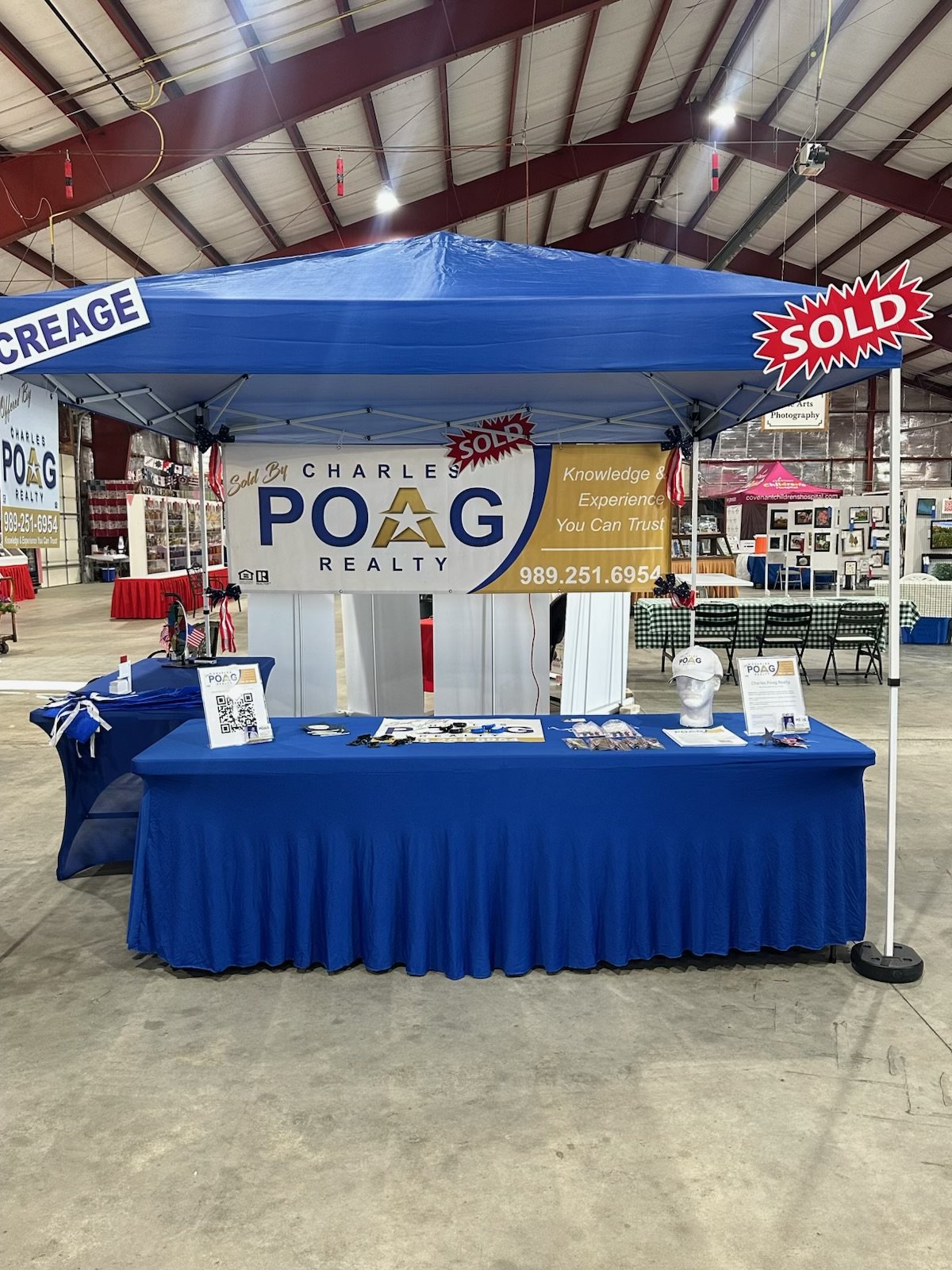 Charles Poag at a local community event